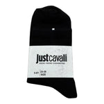 Just Cavalli Calzini Tinta Unita con Logo per Bambino JBP26007CD NERO JUST CAVALLI 
