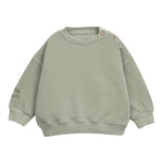 PLAY UP felpa tinta unita girocollo con stampa Verde per Neonato PA011AP10903N VERDE PLAY UP 