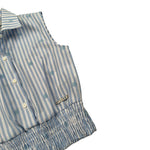 Gaelle Camicia Bicolore con Fantasia A Righe Bianco/Azzurro per Bambina 2746C00497 BIANCO/AZZURRO GAELLE 