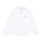 Emporio Armani Camicia Manica Lunga Tinta Unita per Neonato 8NHC01 BIANCO EMPORIO ARMANI 