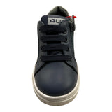 Cesare Paciotti Sneakers Tinta Unita con Zip E Lacci per Neonato 43170 BLU CESARE PACIOTTI 