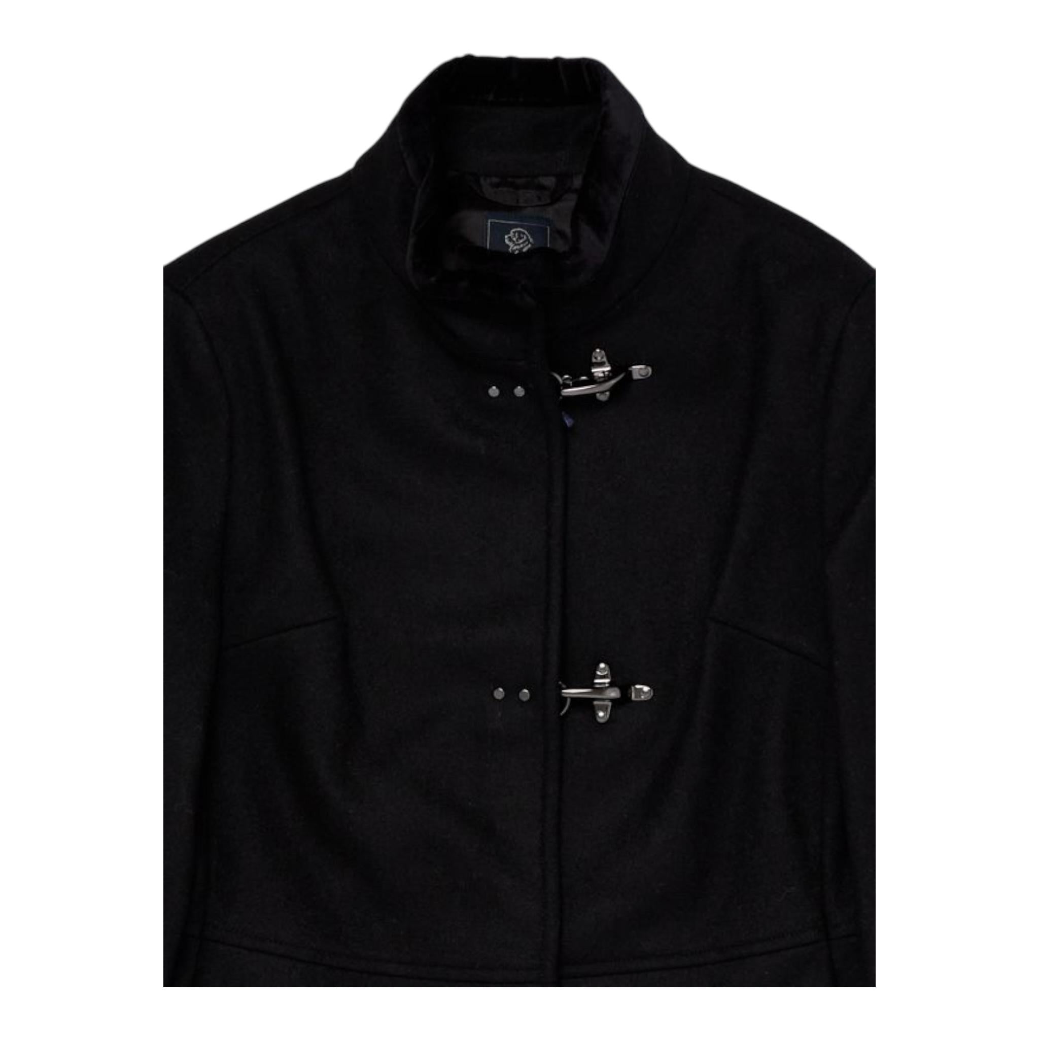 FAY cappotto tinta unita con bottoni Nero per Bambino FT2A10 NERO FAY 