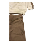 CESARE PACIOTTI completo 2pz felpa-pantalone bicolore Fango per Neonato COMP5312B FANGO CESARE PACIOTTI 