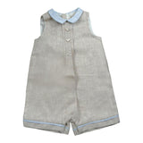 La Stupenderia Pagliaccetto Tinta Unita Giromanica per Neonato TBPG51 BEIGE LA STUPENDERIA 