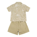 Il Gufo Completo 2 Pezzi Camicia-Bermuda per Bambino P25DP536C6068 VERDE IL GUFO 