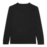 VANS shirt girocollo tinta unita con stampa logo Nero per Bambino VN000XOIY28 NERO VANS 