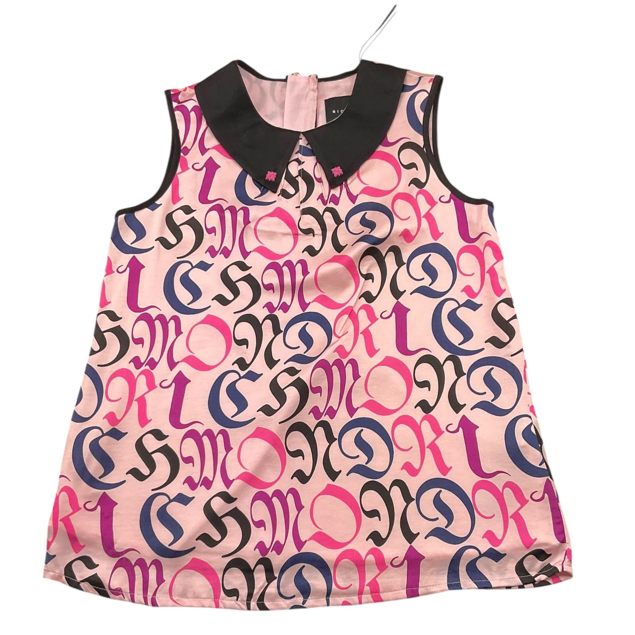 John Richmond Camicia Tinta Unita Giromanica Logata per Bambina RGP23110BL ROSA JOHN RICHMOND 