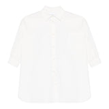 Dou Dou Camicia Tinta Unita Manica Lunga per Bambina DW1A20XXX BIANCO DOU DOU 