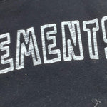 ZU+ELEMENTS felpa tinta unita girocollo con stampa Nero per Bambino ZU1707 NERO ZU+ELEMENTS 