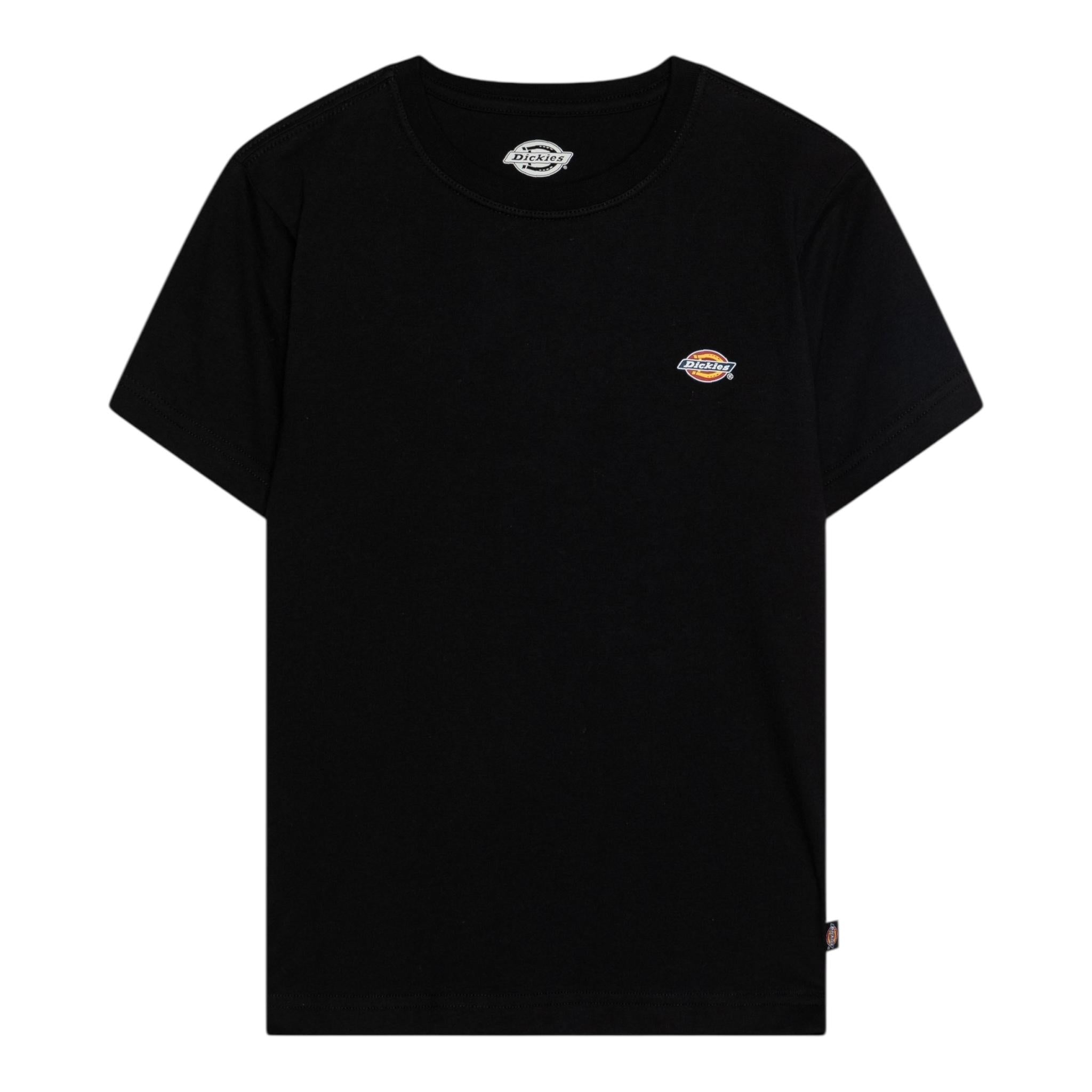 Dickies T-Shirt Girocollo Tinta Unita con Stampa Logo per Bambino DK0KSR64KBK1 NERO DICKIES 