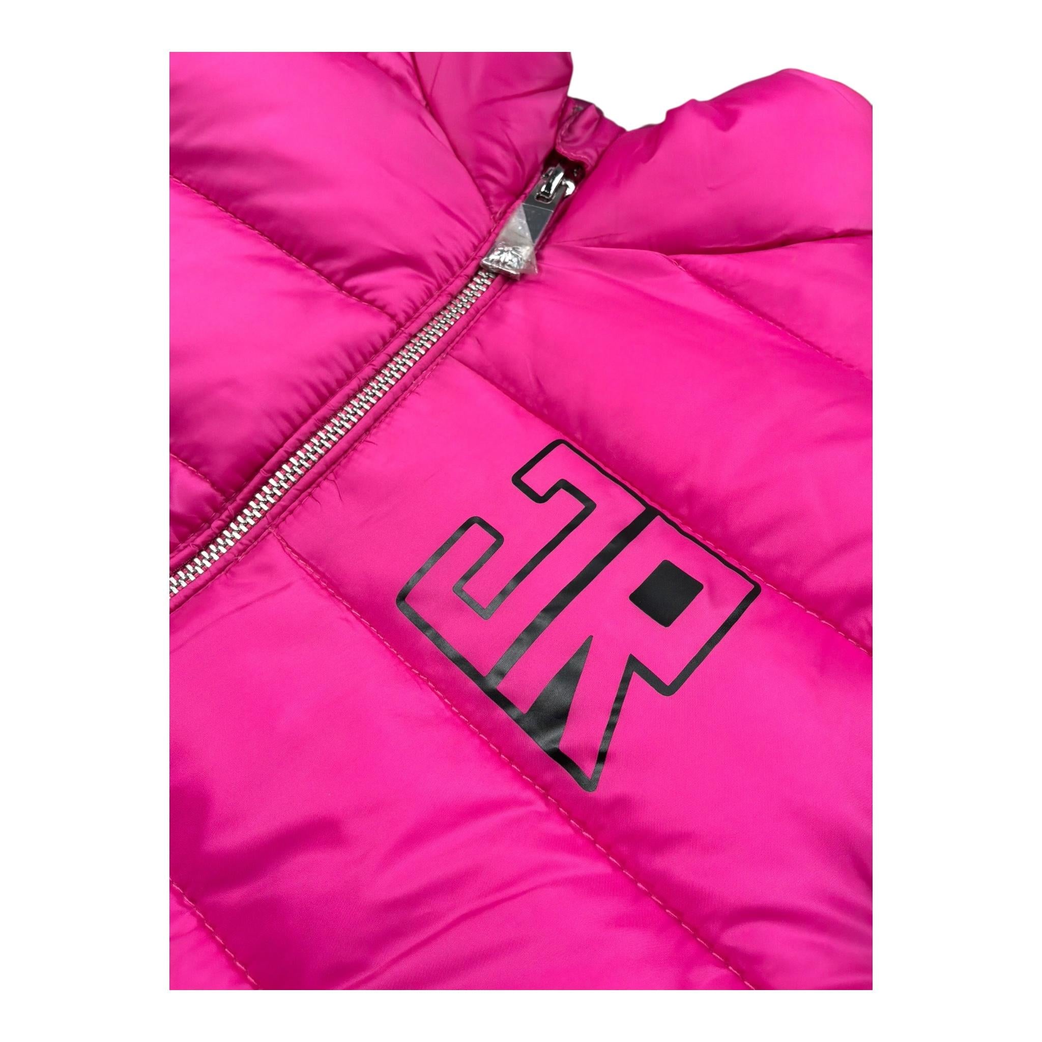 John Richmond Giubbino Tinta Unita con Zip E Cappuccio per Bambina RGP26034PI FUXIA JOHN RICHMOND 