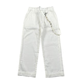 Please Pantalone Tinta Unita con Elastico In Vita per Bambino PE75300B73 BIANCO PLEASE 