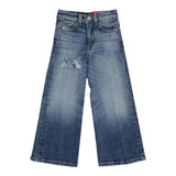 Diesel Jeans Tinta Unita Modello A Zampa per Bambina J00816X BLU DIESEL 