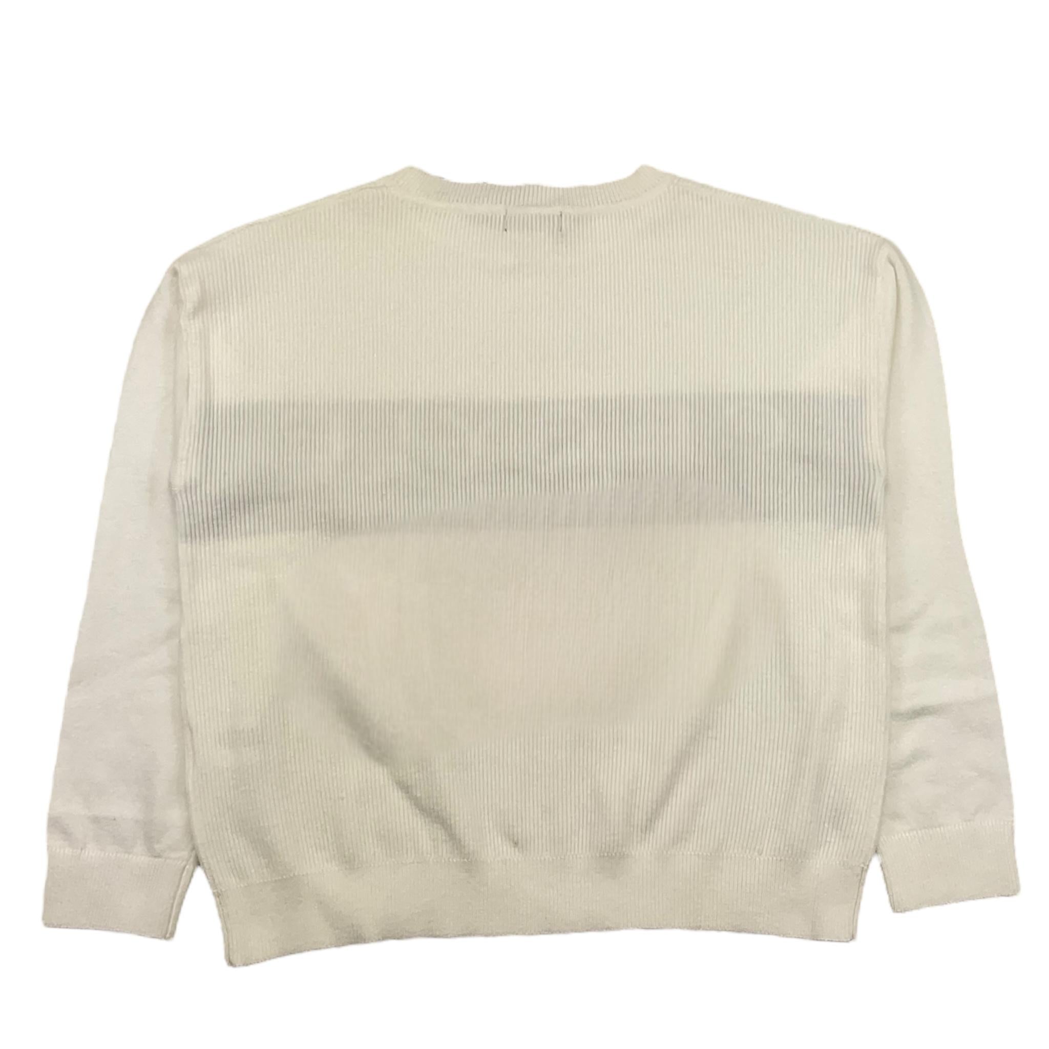 CECYLE maglia girocollo tinta unita con ricami Panna per Bambina BY1855 PANNA CECYLE 