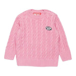 Diesel Maglia Tinta Unita con Logo per Neonata K00594 ROSA DIESEL 