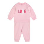 Guess Completo 2 Pezzi Felpa-Pantalone per Neonata A5RG04KA6R4 ROSA GUESS 