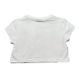 Marc Ellis T-Shirt Tinta Unita con Stampa per Bambina JMJTS17381 BIANCO MARC ELLIS 