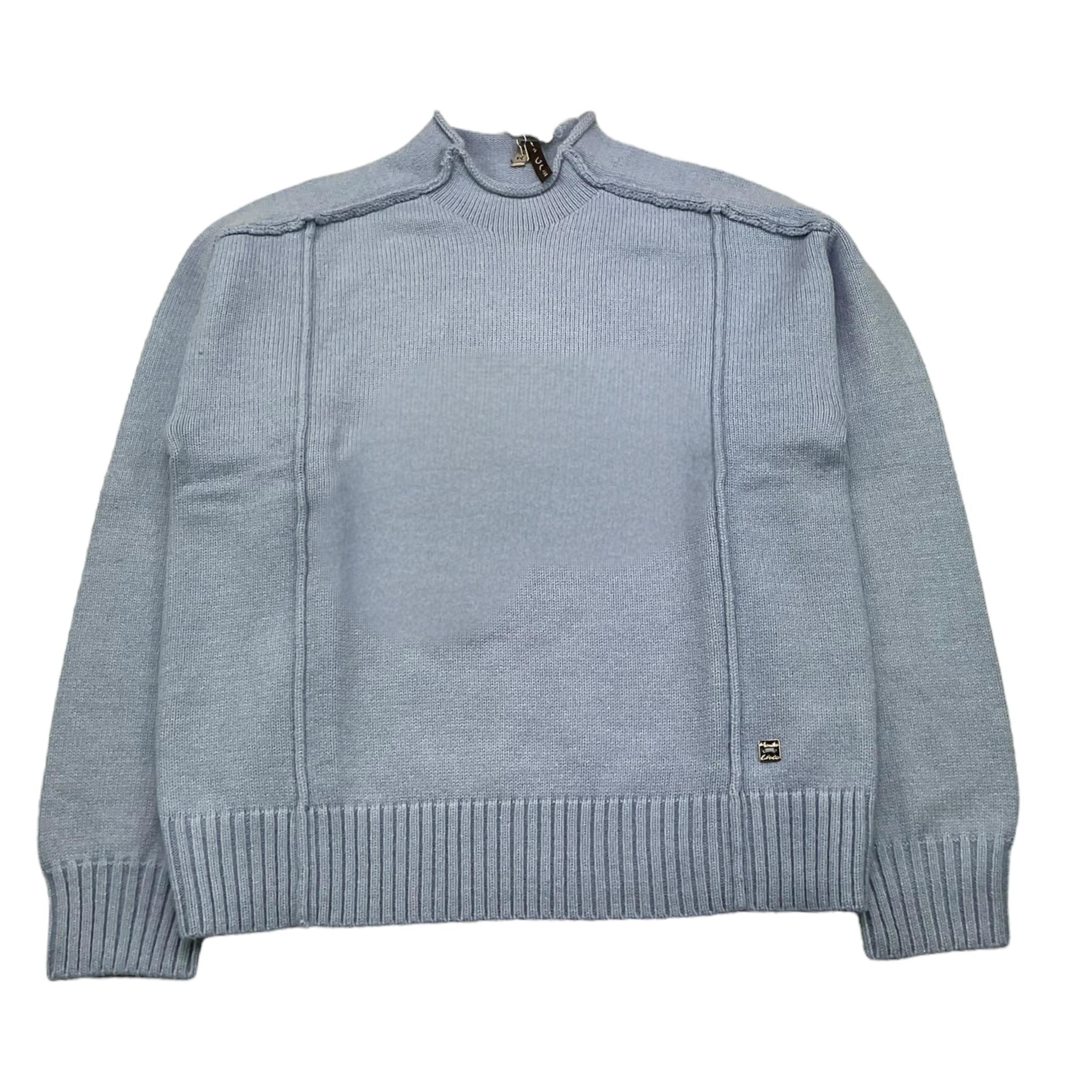 MANILA GRACE maglia girocollo tinta unita Azzurro per Bambina MFJF24M176 AZZURRO MANILA GRACE 