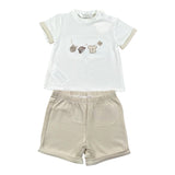 Mayoral Completo 2 Pezzi T-Shirt-Short per Neonata 1610 BIANCO MAYORAL 