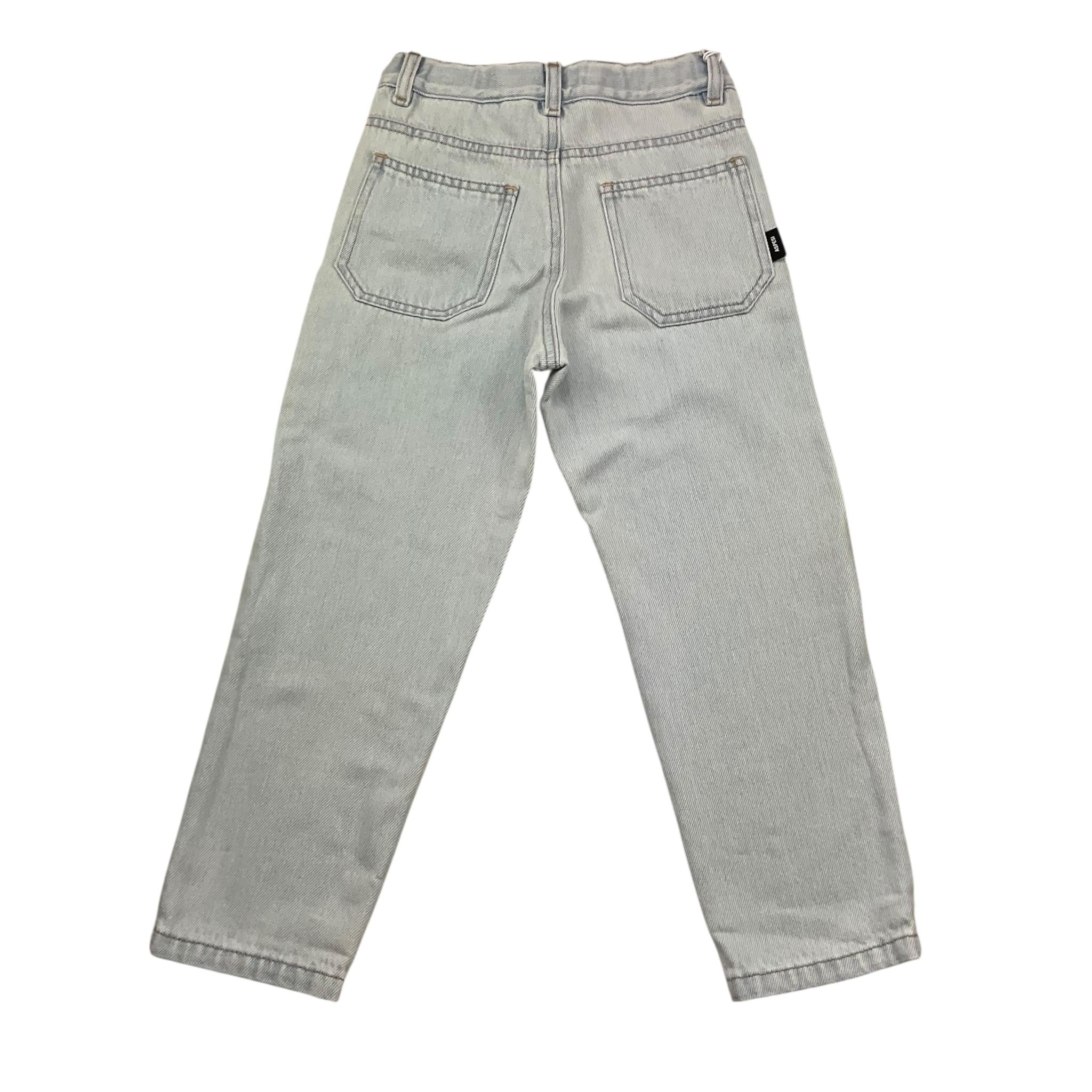 Aspesi Jeans Tinta Unita con Girovita Regolabile per Bambino S25072PLJ0042 AZZURRO ASPESI 