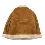 DONDUP montone tinta unita con pelliccia Cammello per Bambino DMGB012XX CAMMELLO DONDUP 