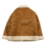 DONDUP montone tinta unita con pelliccia Cammello per Bambino DMGB012XX CAMMELLO DONDUP 