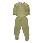 BABIDU completo 2pz maglia-leggins tinta unita Verde per Neonato 50683 VERDE BABIDU 