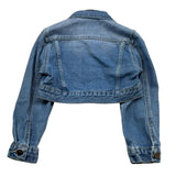 Marc Ellis Giubbino Tinta Unita In Denim per Bambina JMJJK01180 AZZURRO MARC ELLIS 