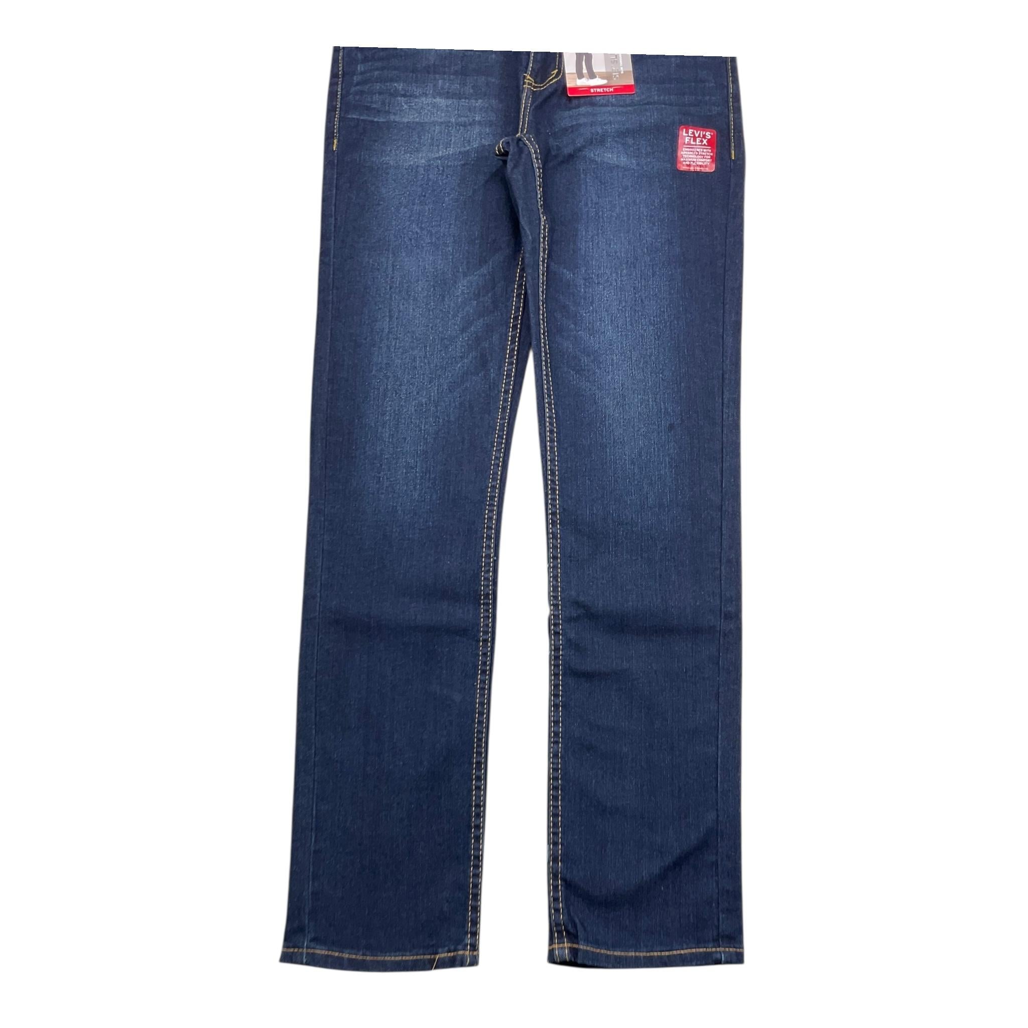 LEVI'S jeans tinta unita con girovita regolabile Blu per Bambino 9E6728 BLU LEVI'S 