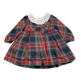 MAYORAL abito tinta unita con fantasia e colletto Blu per Neonata 2903 BLU MAYORAL 