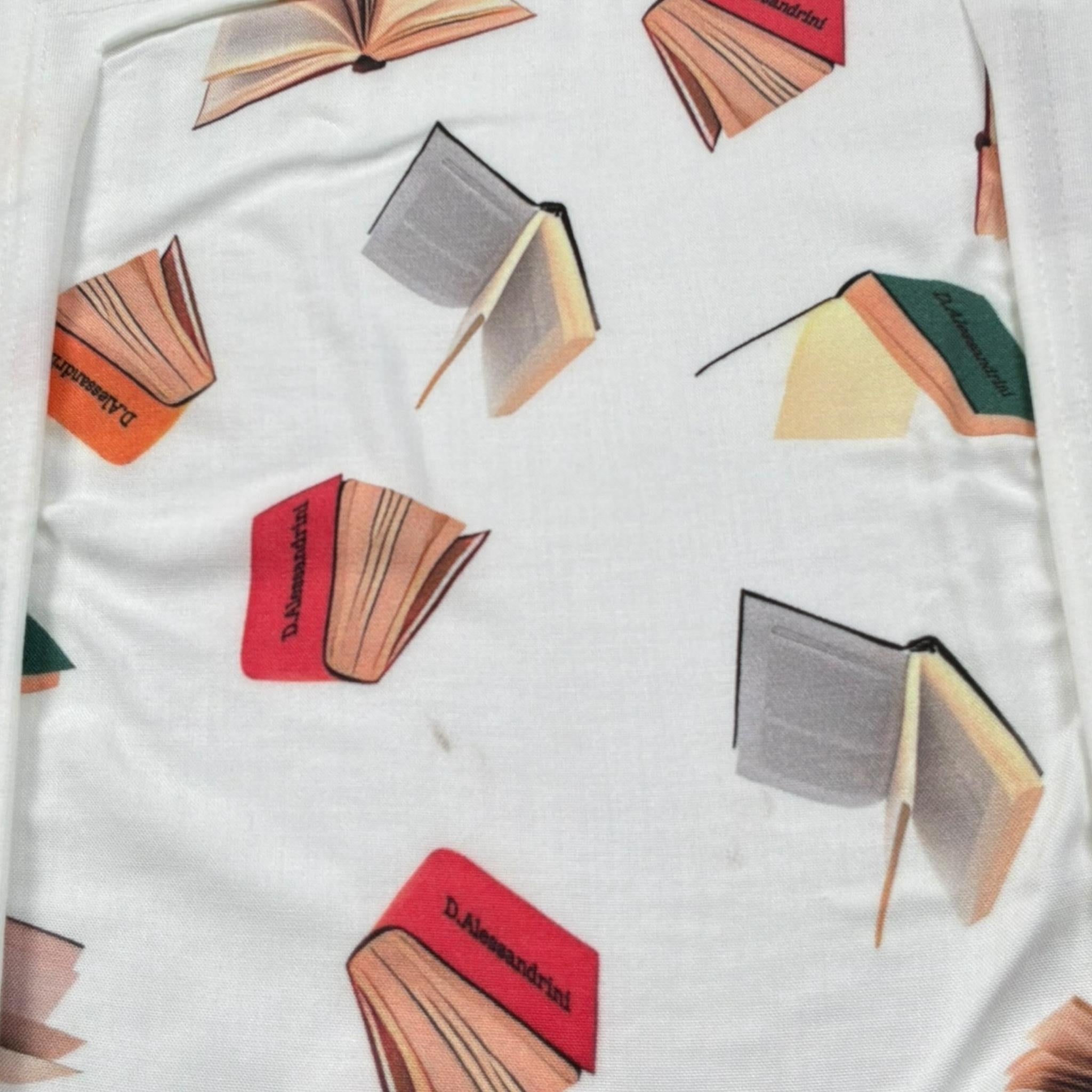 Daniele Alessandrini T-Shirt Tinta Unita con Stampa per Bambino 1236M00314 BIANCO DANIELE ALESSANDRINI 
