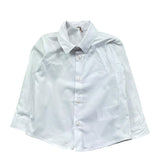 Le Bebe' Camicia Tinta Unita Manica Lunga per Neonato LBB5363 BIANCO LE BEBE' 