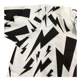 Neil Barrett Shirt Girocollo Tinta Unita Con Stampa In Contrasto Bianco Per Neonato