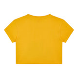 Sundek T-Shirt Girocollo Tinta Unita con Stampa per Bambina G740TWJS000 SENAPE SUNDEK 