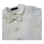 Monnalisa Completo 2 Pezzi Camicia-Bermuda per Neonato 28A592 PANNA MONNALISA 