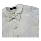 Monnalisa Completo 2 Pezzi Camicia-Bermuda per Neonato 28A592 PANNA MONNALISA 