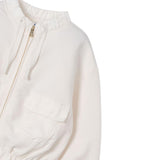 Mayoral Felpa Tinta Unita con Zip per Bambina 3410 PANNA MAYORAL 