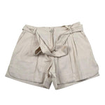 Manila Grace Short Tinta Unira con Cinturino per Bambina MG2615 BEIGE MANILA GRACE 
