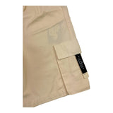 John Richmond Bermuda Tinta Unita Con Tasconi E Elastico In Vita Beige Per Bambino