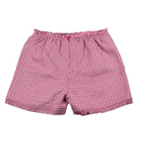 Janice Short tinta unita con Bottoni In Contrasto Rosa per Bambina JN671R ROSA JANICE 