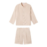 Il Gufo Completo 2 Pezzi Camicia-Bermuda per Bambino P25DP523L6009 BEIGE IL GUFO 