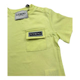 Iceberg T-Shirt Girocollo Tinta Unita con Stampa per Neonato TSICE5103B VERDE ICEBERG 