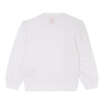 Trussardi Felpa Chiusa Girocollo Tinta Unita con Logo per Neonata TIP25008FE BIANCO TRUSSARDI 