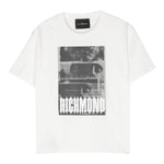 JOHN RICHMOND t-shirt girocollo tinta unita con stampa Bianco per Bambino RBA24112TST9 BIANCO JOHN RICHMOND 