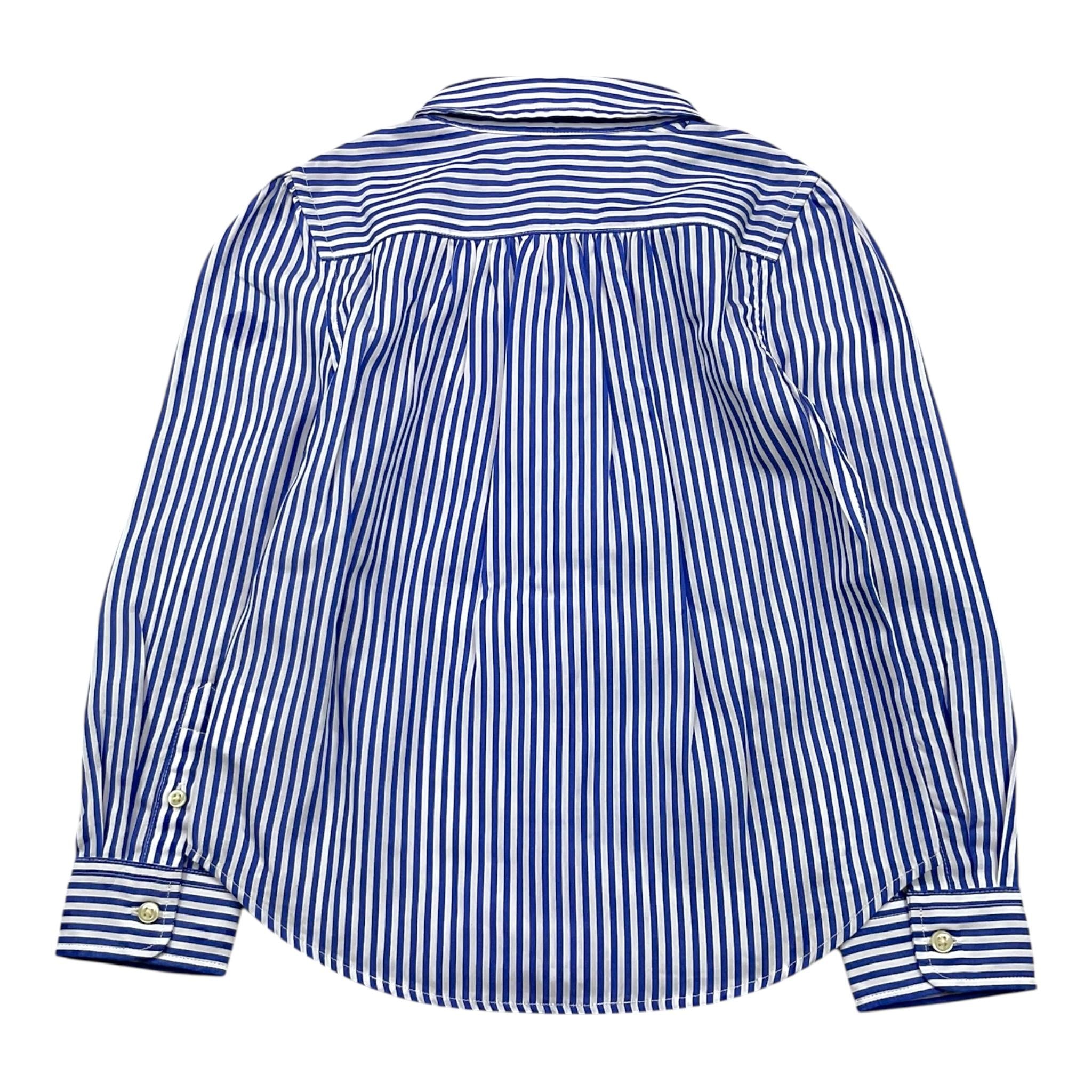 Ralph Lauren Camicia Bicolore con Fantasia A Righe per Bambino 312833159002 BIANCO/AZZURRO RALPH LAUREN 