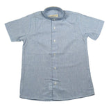 Louis Dieudonne' Camicia Mezza Manica Tinta Unita per Bambino LD03 AZZURRO LOUIS DIEUDONNE' 