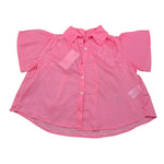 Kaos Camicia Tinta Unita per Bambina KS166 ROSA KAOS 