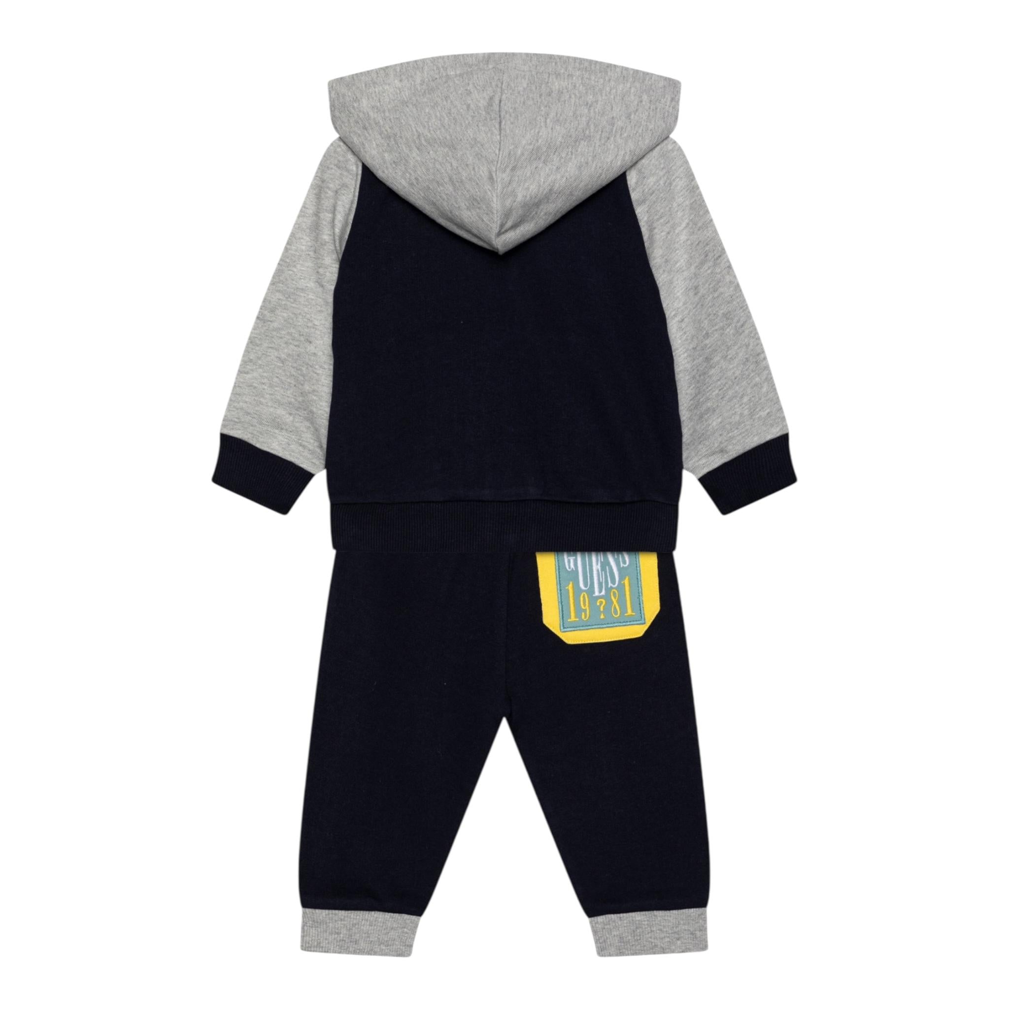 GUESS completo 2 pezzi felpa-pantalone tuta  Blu per Bambino N4YG13KA6R3 BLU GUESS 