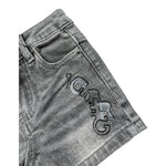 Iceberg Bermuda Tinta Unita In Denim con Girovita Regolabile per Neonato BMICE5108BXX GRIGIO ICEBERG 