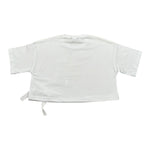 Refrigiwear T-Shirt Girocollo Tinta Unita con Logo per Bambina 308TRFJS25 BIANCO REFRIGIWEAR 